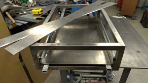 DIY - TIG Welding Cart. Fabrication of steel draw.