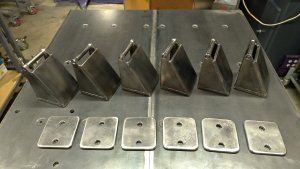 DIY - TIG Welding Cart. All the bottle brackets finished.